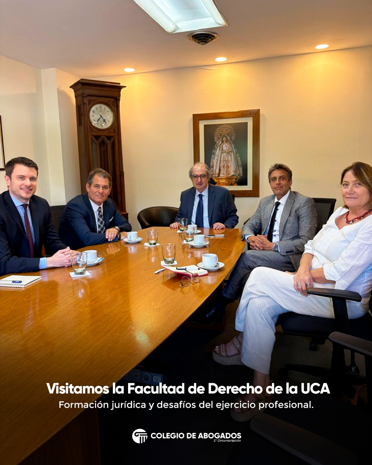 Autoridades del Colegio de Abogados de Rosario mantuvimos un encuentro de trabajo con las autoridades de la Facultad de Derecho y Ciencias Sociales del Rosario de la Universidad Católica Argentina.